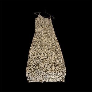 Sara Michelle One Shoulder Leopard Dress